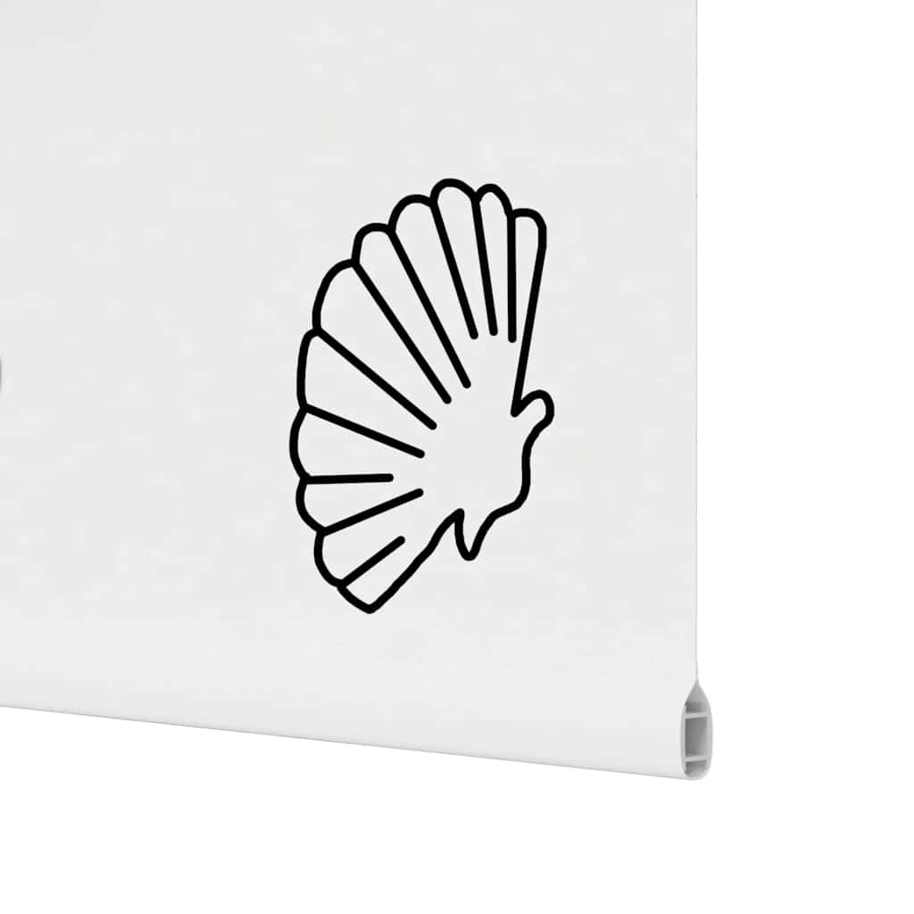 Doucherolgordijn 90x240 cm stofbreedte 86 cm