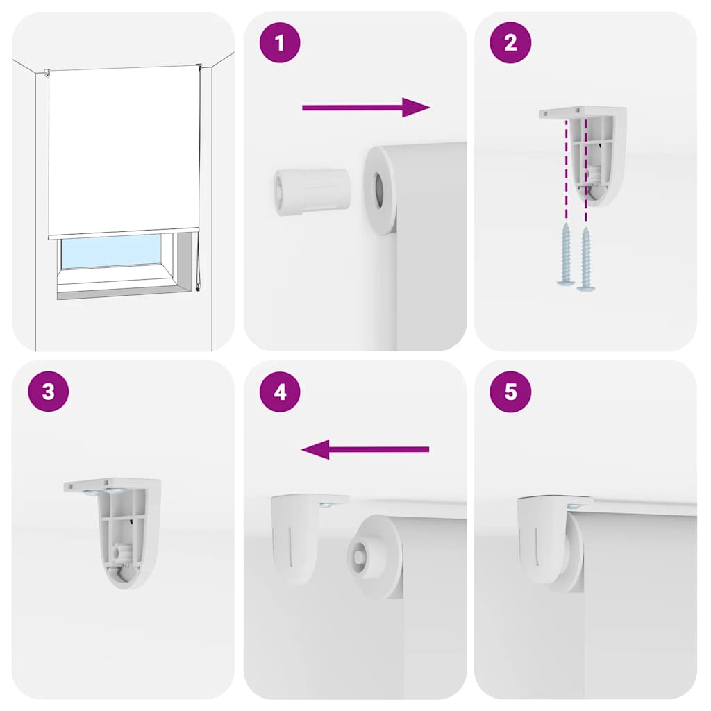 Doucherolgordijn 100x240 cm stofbreedte 96 cm