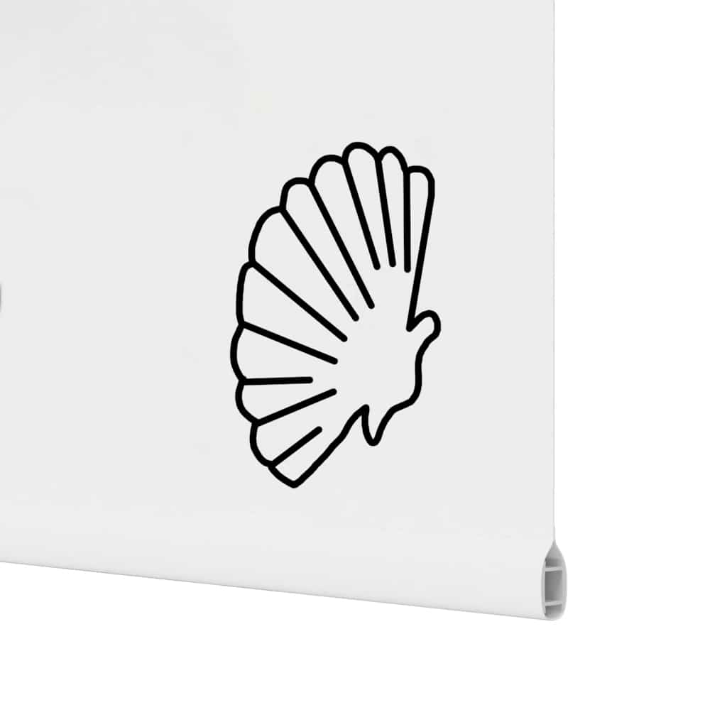 Doucherolgordijn 110x240 cm stofbreedte 106 cm
