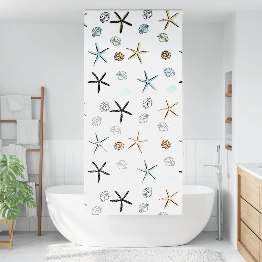 Doucherolgordijn 110x240 cm stofbreedte 106 cm