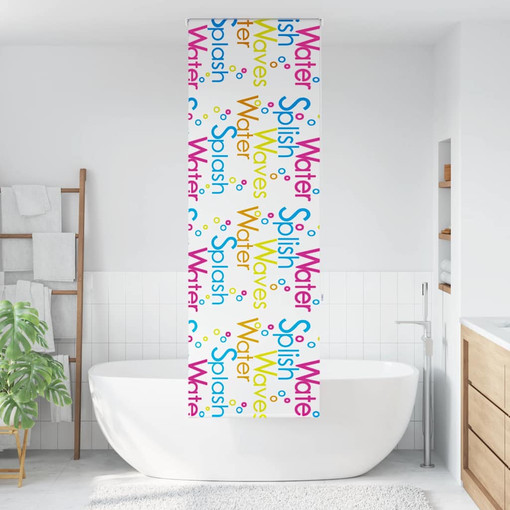 Doucherolgordijn 80x240 cm stofbreedte 76 cm