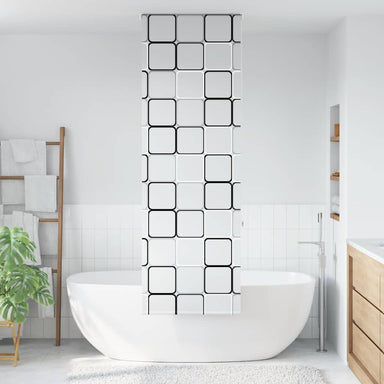 Doucherolgordijn 70x240 cm stofbreedte 66 cm