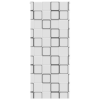 Doucherolgordijn 90x240 cm stofbreedte 86 cm