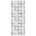 Doucherolgordijn 100x240 cm stofbreedte 96 cm