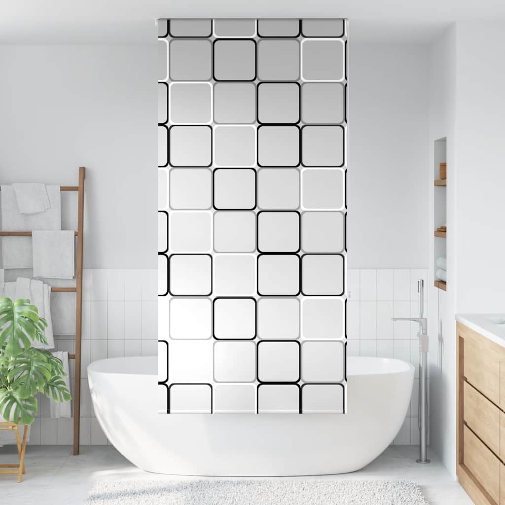 Doucherolgordijn 100x240 cm stofbreedte 96 cm