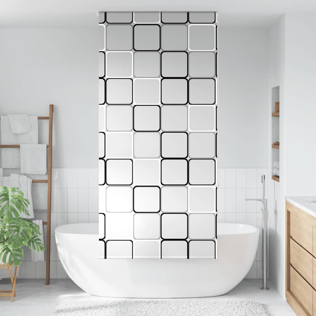 Doucherolgordijn 110x240 cm stofbreedte 106 cm