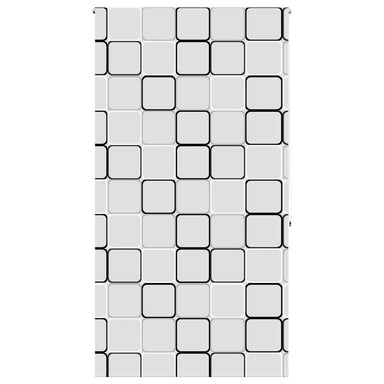 Doucherolgordijn 130x240 cm stofbreedte 126 cm