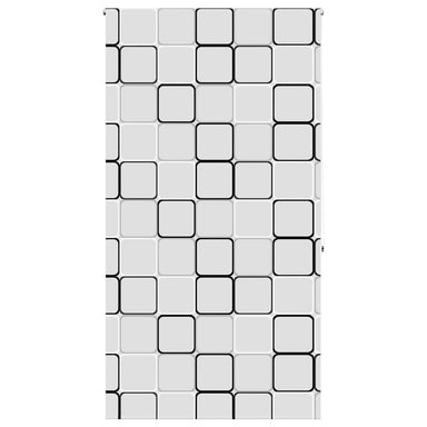 Doucherolgordijn 140x240 cm stofbreedte 136 cm