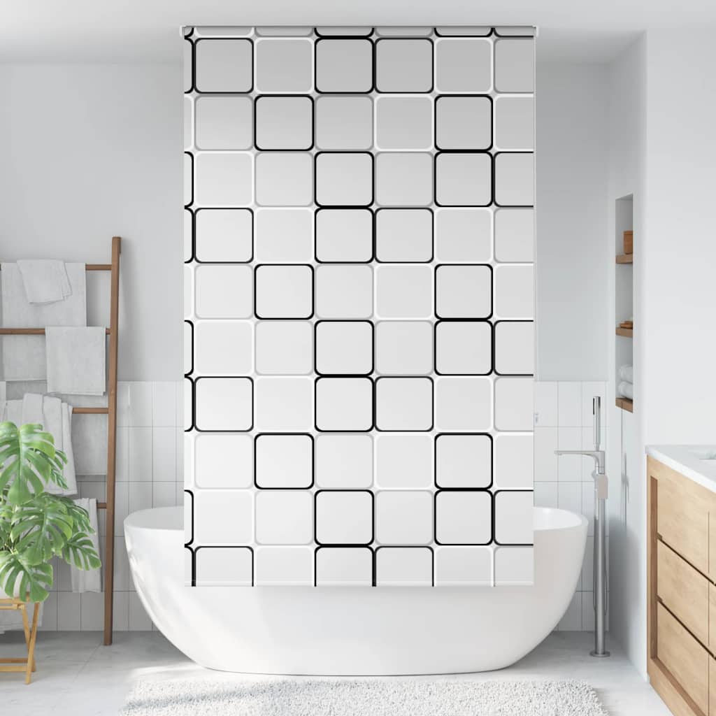 Doucherolgordijn 140x240 cm stofbreedte 136 cm