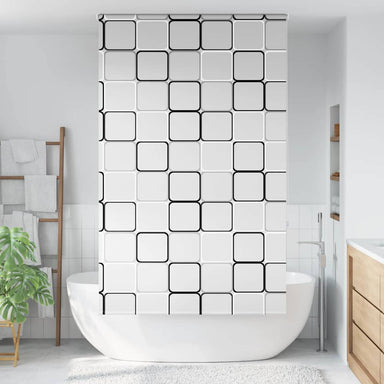 Doucherolgordijn 140x240 cm stofbreedte 136 cm
