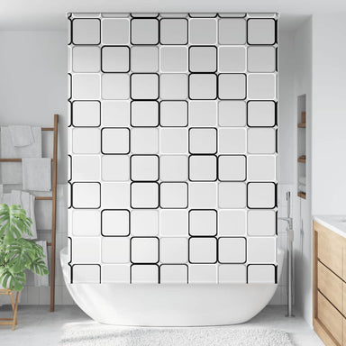 Doucherolgordijn 150x240 cm stofbreedte 146 cm