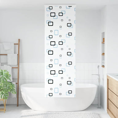 Doucherolgordijn met cassette 80x240 cm stofbreedte 76 cm