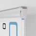 Doucherolgordijn met cassette 80x240 cm stofbreedte 76 cm