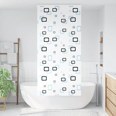 Doucherolgordijn met cassette 100x240 cm stofbreedte 96 cm
