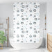 Doucherolgordijn met cassette 120x240 cm stofbreedte 116 cm