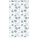 Doucherolgordijn met cassette 130x240 cm stofbreedte 126 cm