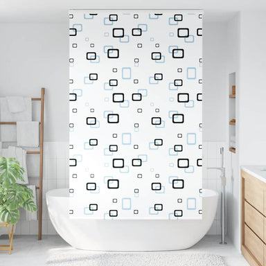 Doucherolgordijn met cassette 130x240 cm stofbreedte 126 cm