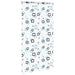 Doucherolgordijn met cassette 130x240 cm stofbreedte 126 cm