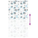 Doucherolgordijn met cassette 130x240 cm stofbreedte 126 cm