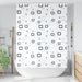 Doucherolgordijn met cassette 150x240 cm stofbreedte 146 cm