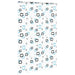 Doucherolgordijn met cassette 160x240 cm stofbreedte 156 cm
