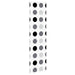 Doucherolgordijn met cassette 60x240 cm stofbreedte 56 cm