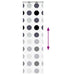 Doucherolgordijn met cassette 60x240 cm stofbreedte 56 cm