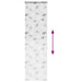 Doucherolgordijn met cassette 60x240 cm stofbreedte 56 cm