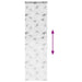 Doucherolgordijn met cassette 70x240 cm stofbreedte 66 cm