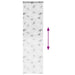 Doucherolgordijn met cassette 80x240 cm stofbreedte 76 cm