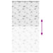 Doucherolgordijn met cassette 130x240 cm stofbreedte 126 cm