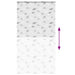Doucherolgordijn met cassette 140x240 cm stofbreedte 136 cm
