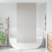 Doucherolgordijn met cassette 100x240 cm stofbreedte 96 cm
