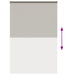 Doucherolgordijn met cassette 150x240 cm stofbreedte 146 cm
