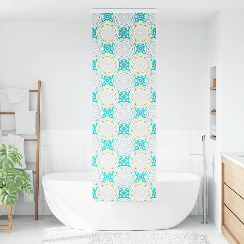 Doucherolgordijn met cassette 70x240 cm stofbreedte 66 cm
