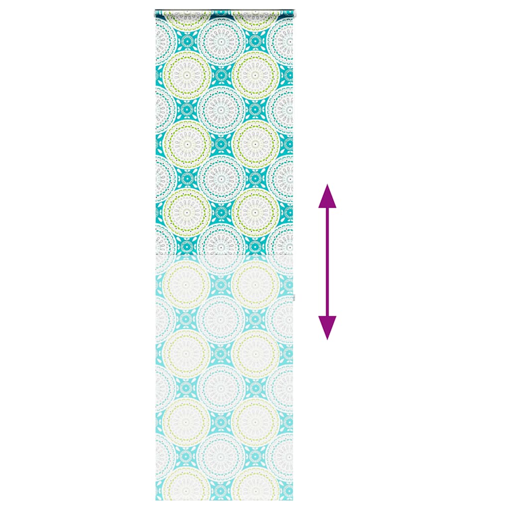 Doucherolgordijn met cassette 70x240 cm stofbreedte 66 cm