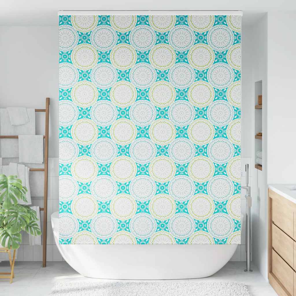 Doucherolgordijn met cassette 160x240 cm stofbreedte 156 cm