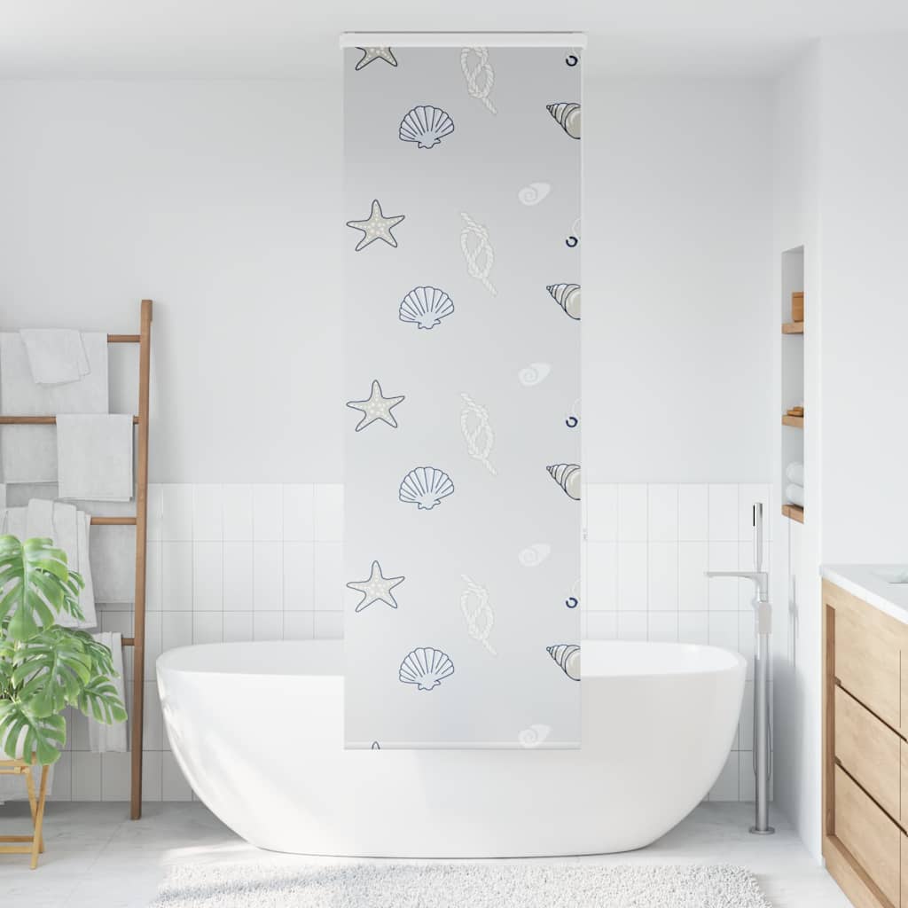 Doucherolgordijn met cassette 70x240 cm stofbreedte 66 cm