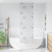 Doucherolgordijn met cassette 70x240 cm stofbreedte 66 cm
