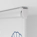 Doucherolgordijn met cassette 70x240 cm stofbreedte 66 cm