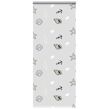 Doucherolgordijn met cassette 110x240 cm stofbreedte 106 cm