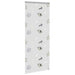 Doucherolgordijn met cassette 110x240 cm stofbreedte 106 cm