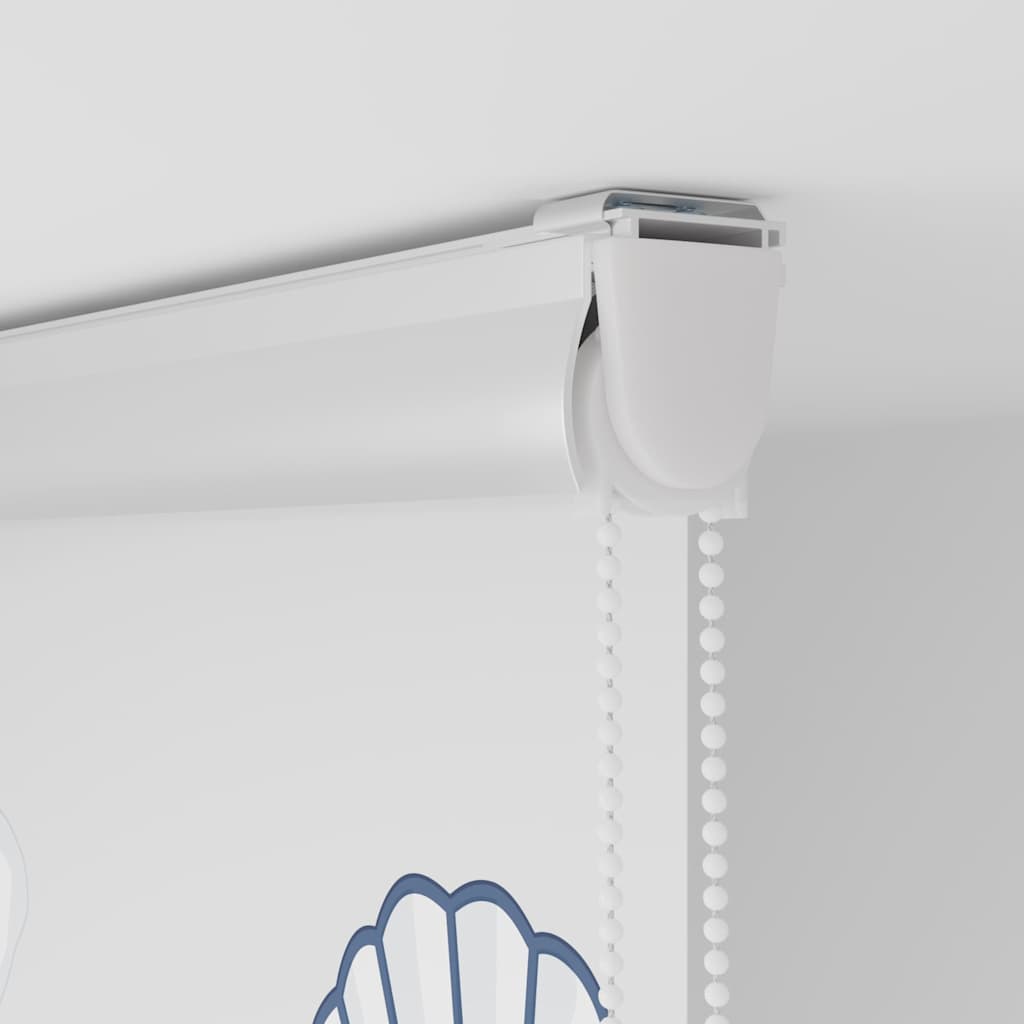 Doucherolgordijn met cassette 110x240 cm stofbreedte 106 cm
