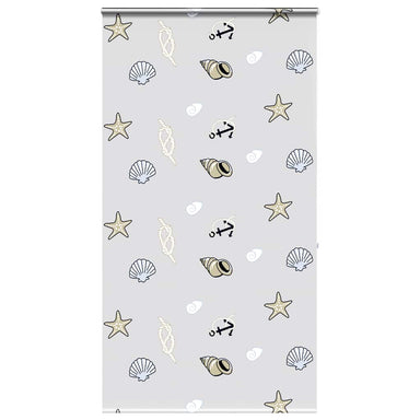 Doucherolgordijn met cassette 120x240 cm stofbreedte 116 cm
