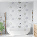 Doucherolgordijn met cassette 120x240 cm stofbreedte 116 cm