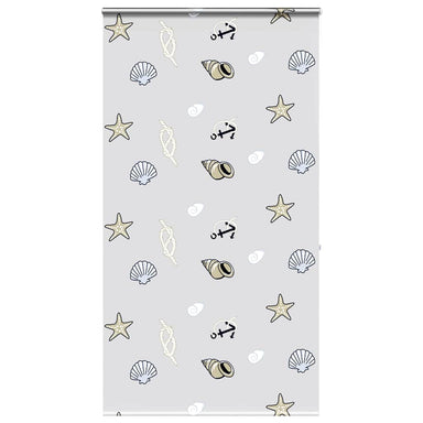 Doucherolgordijn met cassette 130x240 cm stofbreedte 126 cm