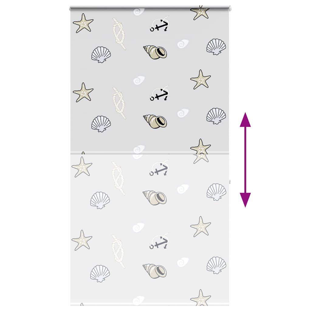 Doucherolgordijn met cassette 140x240 cm stofbreedte 136 cm