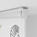 Doucherolgordijn met cassette 90x240 cm stofbreedte 86 cm
