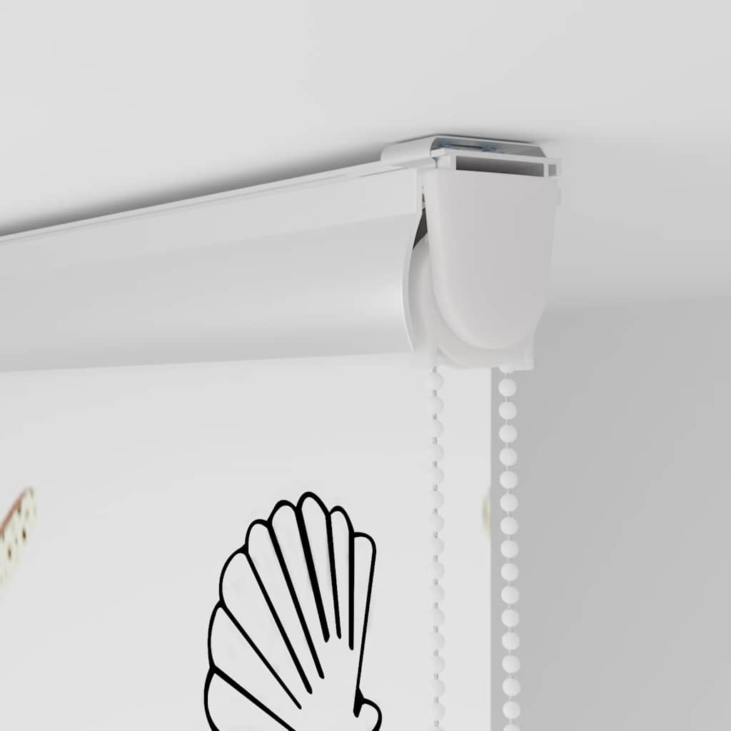 Doucherolgordijn met cassette 110x240 cm stofbreedte 106 cm