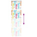 Doucherolgordijn met cassette 80x240 cm stofbreedte 76 cm